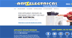 Desktop Screenshot of abcelectrical.net.au